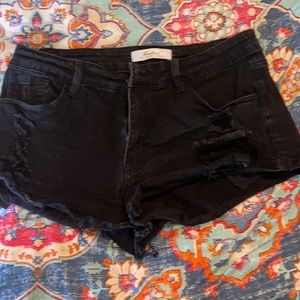 Black KanCan Shorts